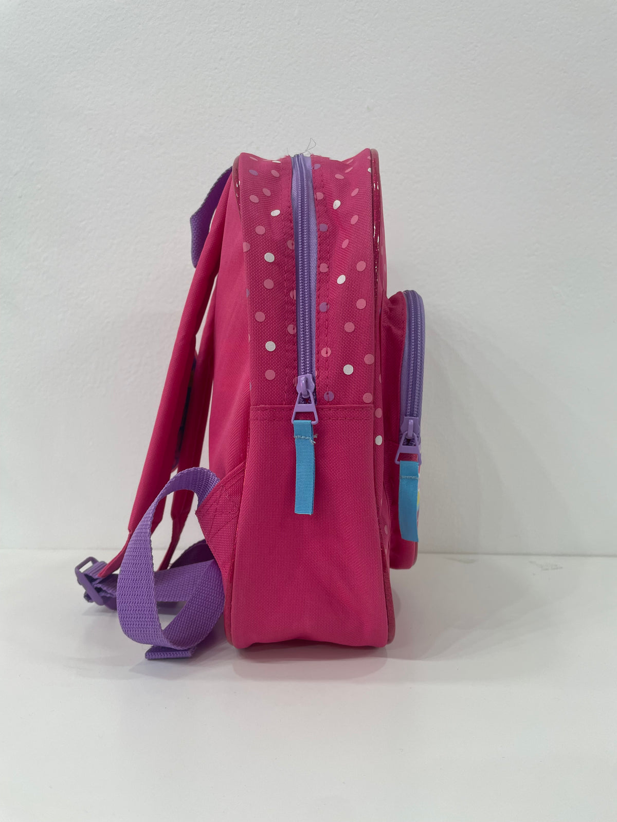 Mochila Infantil Peppa Pig "Rainbow Heart" Rosa con Bolsillo Corazón