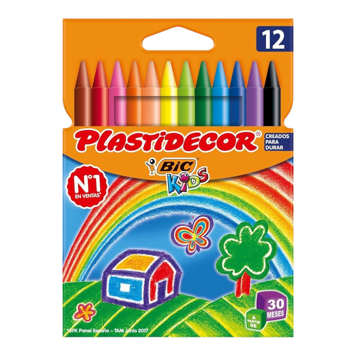 Ceras Plastidecor Bic Kids 12 colores