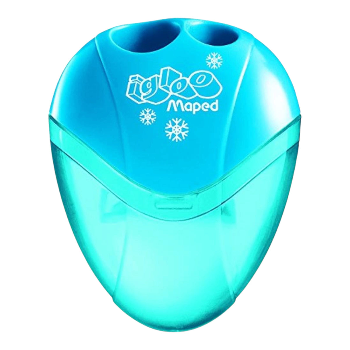 Maped - Material Escolar - Sacapuntas I Gloo - Diseño con Depósito - Tienen 2 Orificios para Afilar - Tamaño Compacto para el Estuche