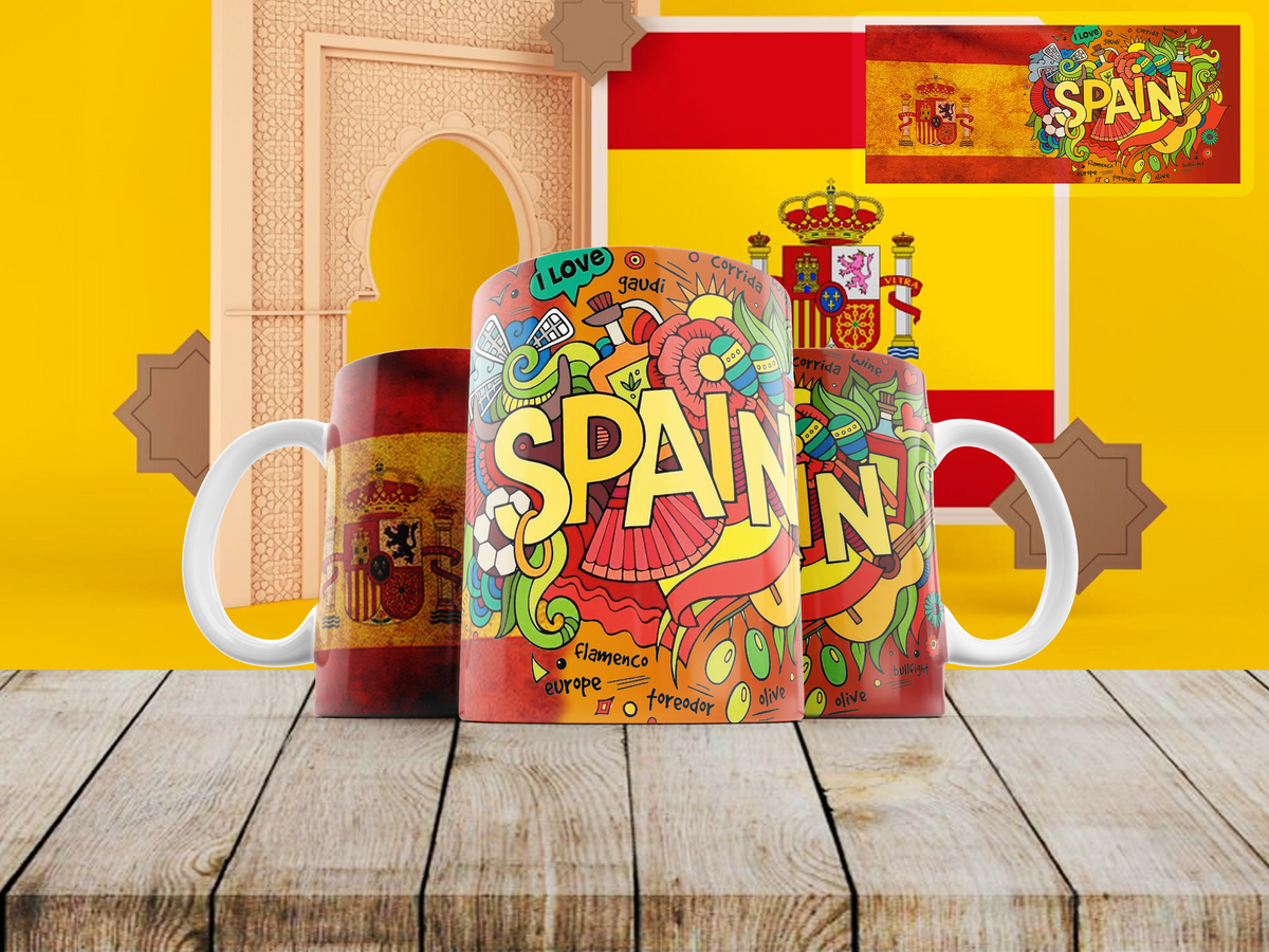 Taza de Cerámica "Raíces del Mundo" | Edición Cultural de Países