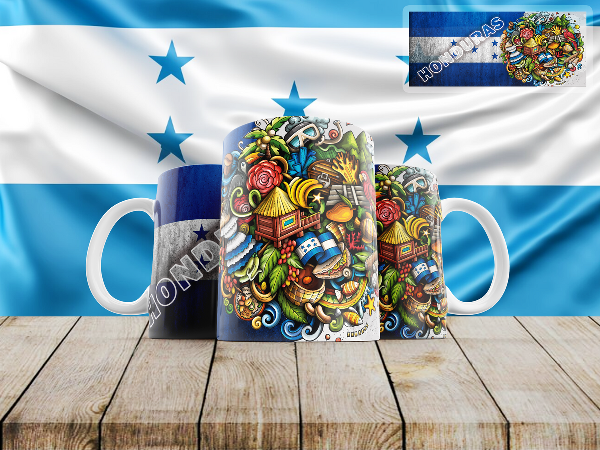 Taza de Cerámica "Raíces del Mundo" | Edición Cultural de Países