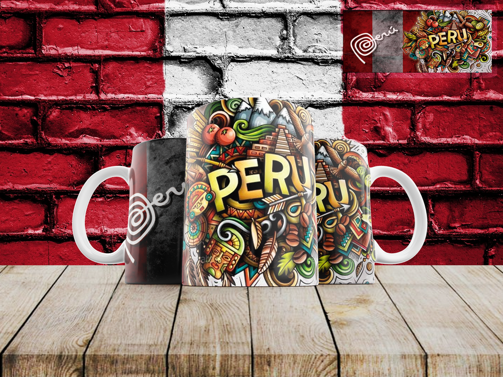 Taza de Cerámica "Raíces del Mundo" | Edición Cultural de Países
